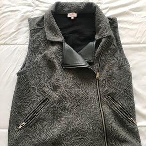 Pixley Gray ZIP Vest